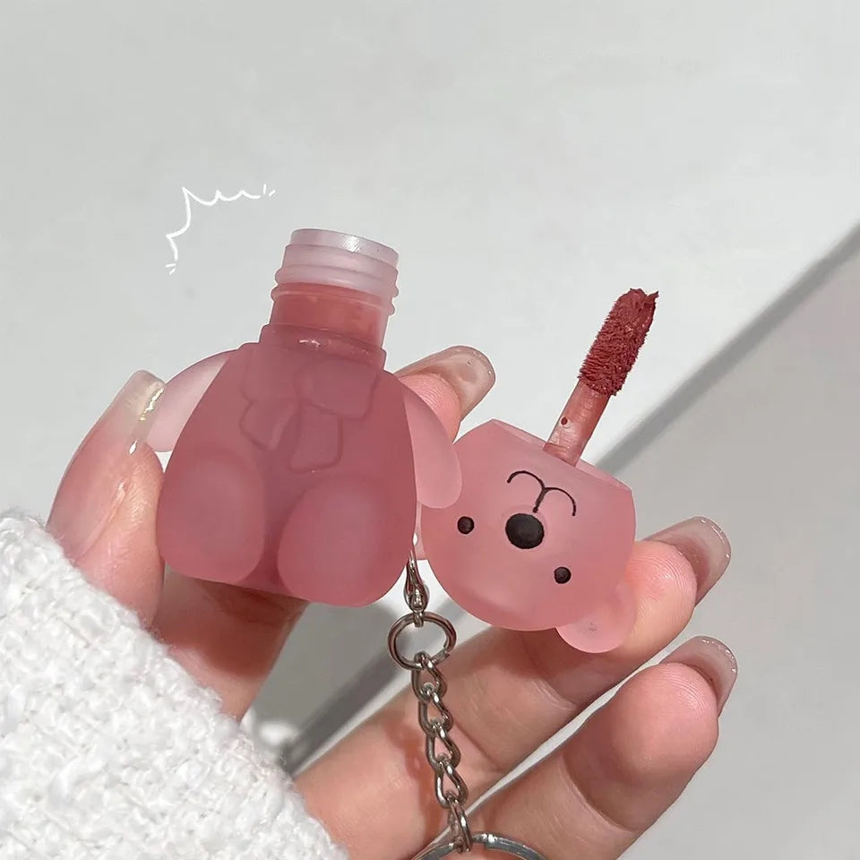 Teddy Lipstain Keyring