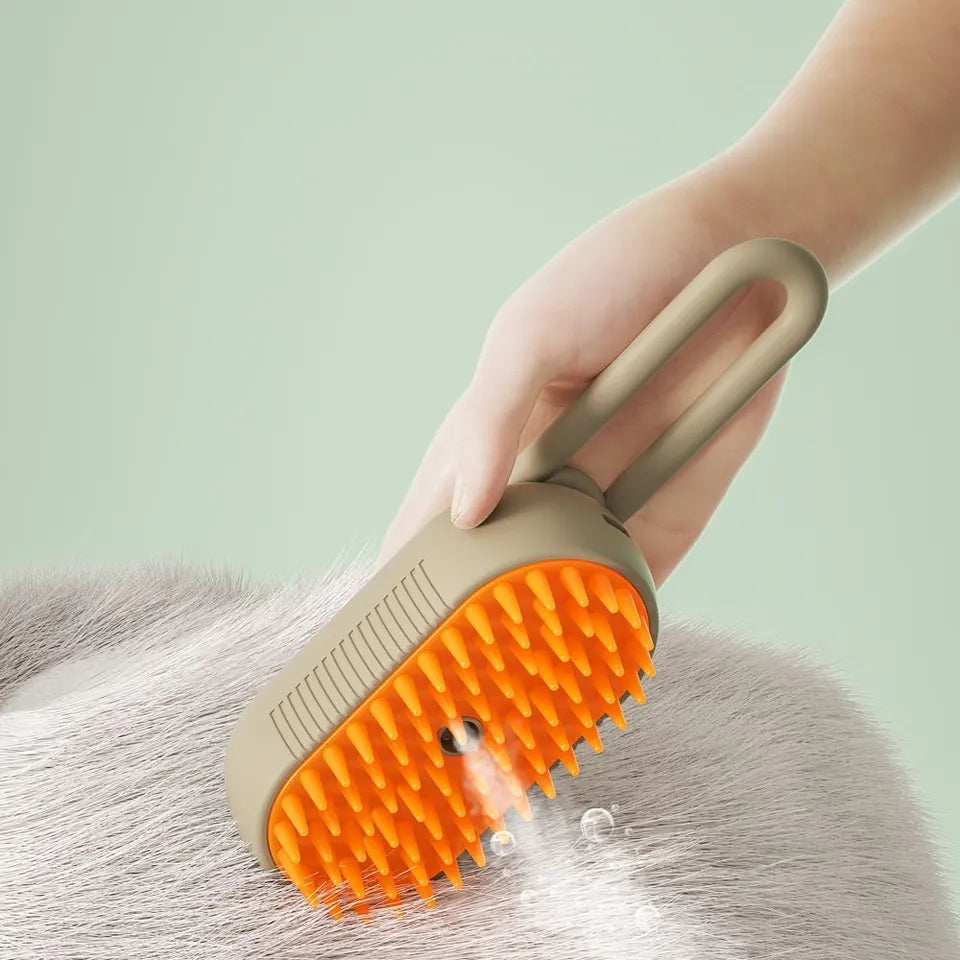 Cat Steamer and Brush