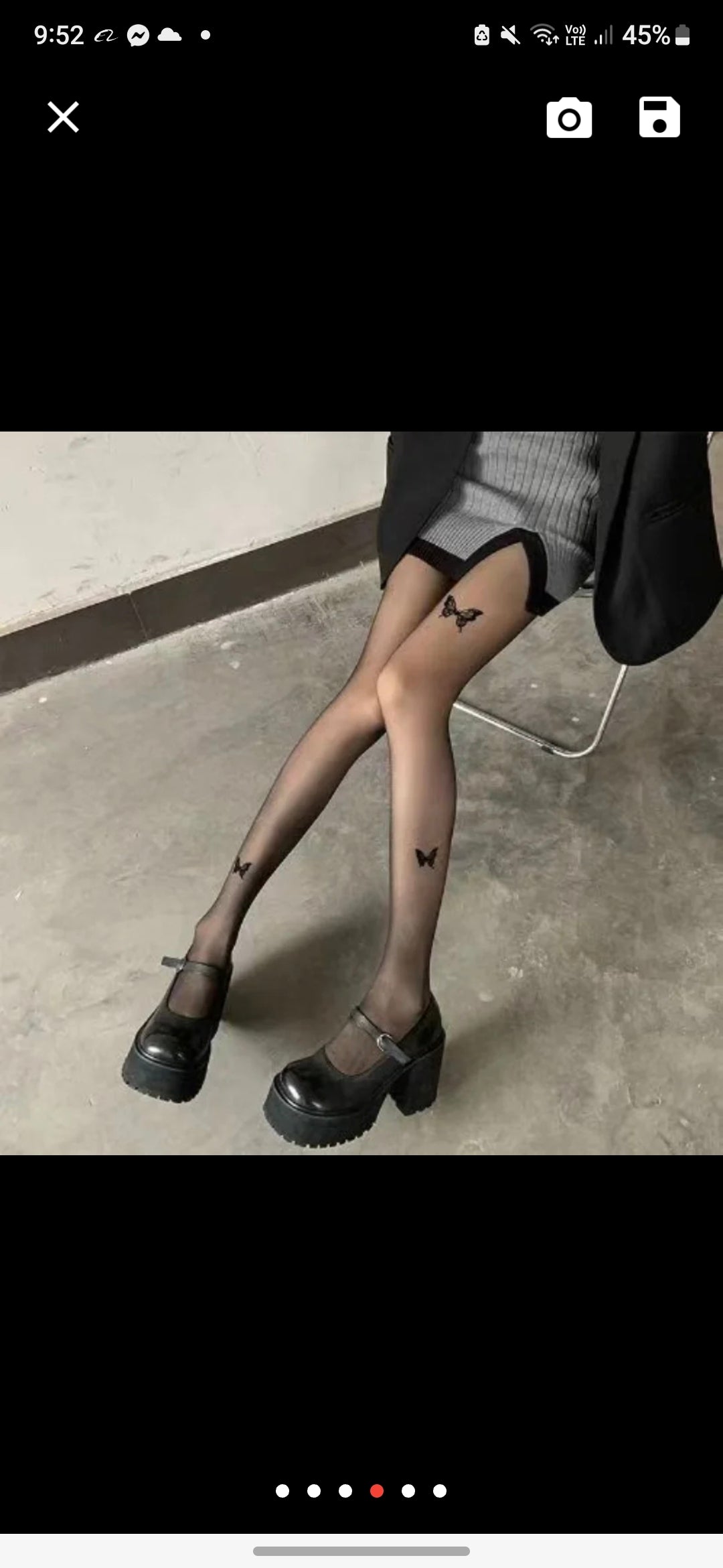 Printed Stockings